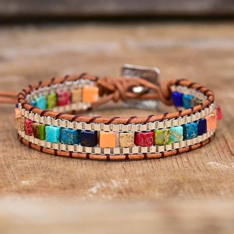 Armband aus natürlichem Edelstein mit hoher Vibration