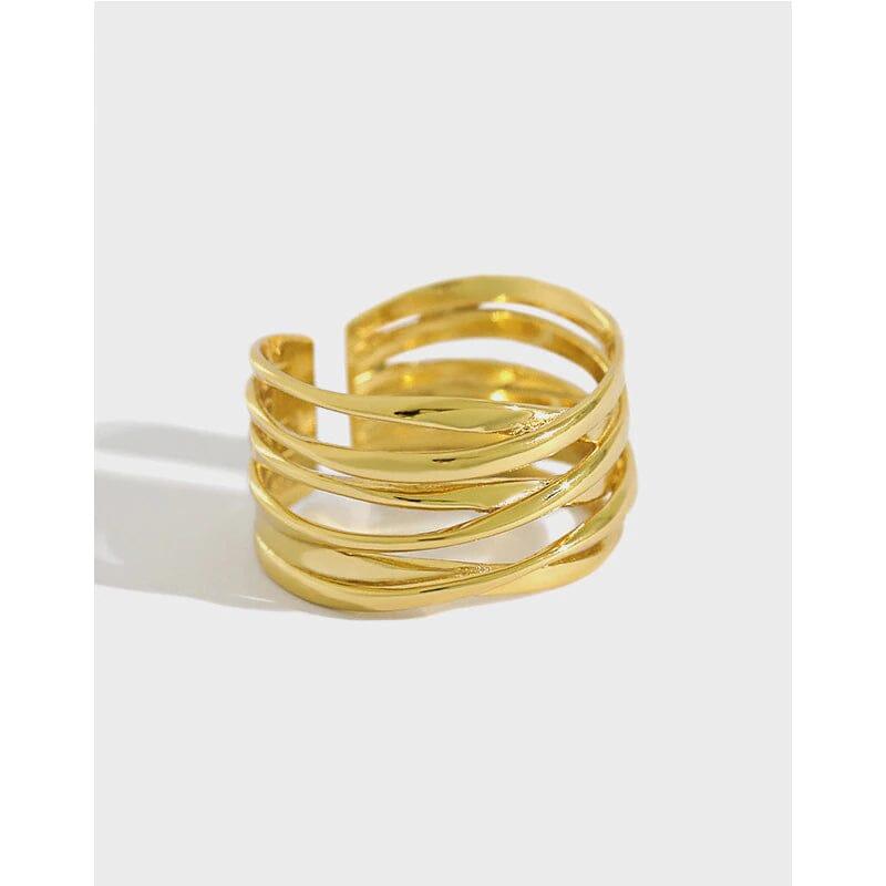 Thalia - Geschichteter, ineinander verschlungener Ring