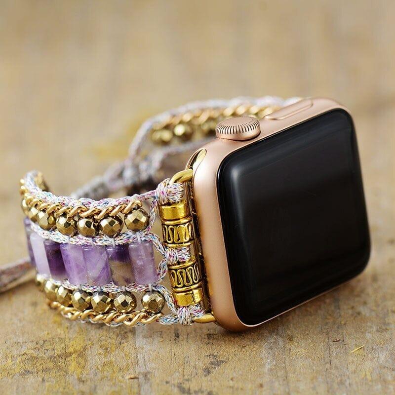 Apple Watch Uhrenarmband "Mystischer Amethyst"