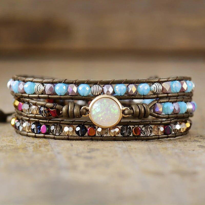 Armband "Schimmerndes Himmel" aus Edelstein