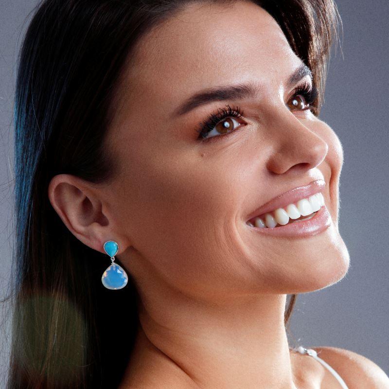 Opal-Ohrringe "Schillernde Delight"