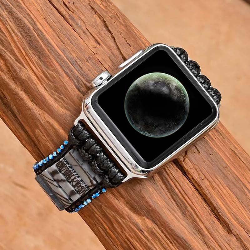 Uhrenarmband "Pure Eleganz" aus Zebra Jaspis