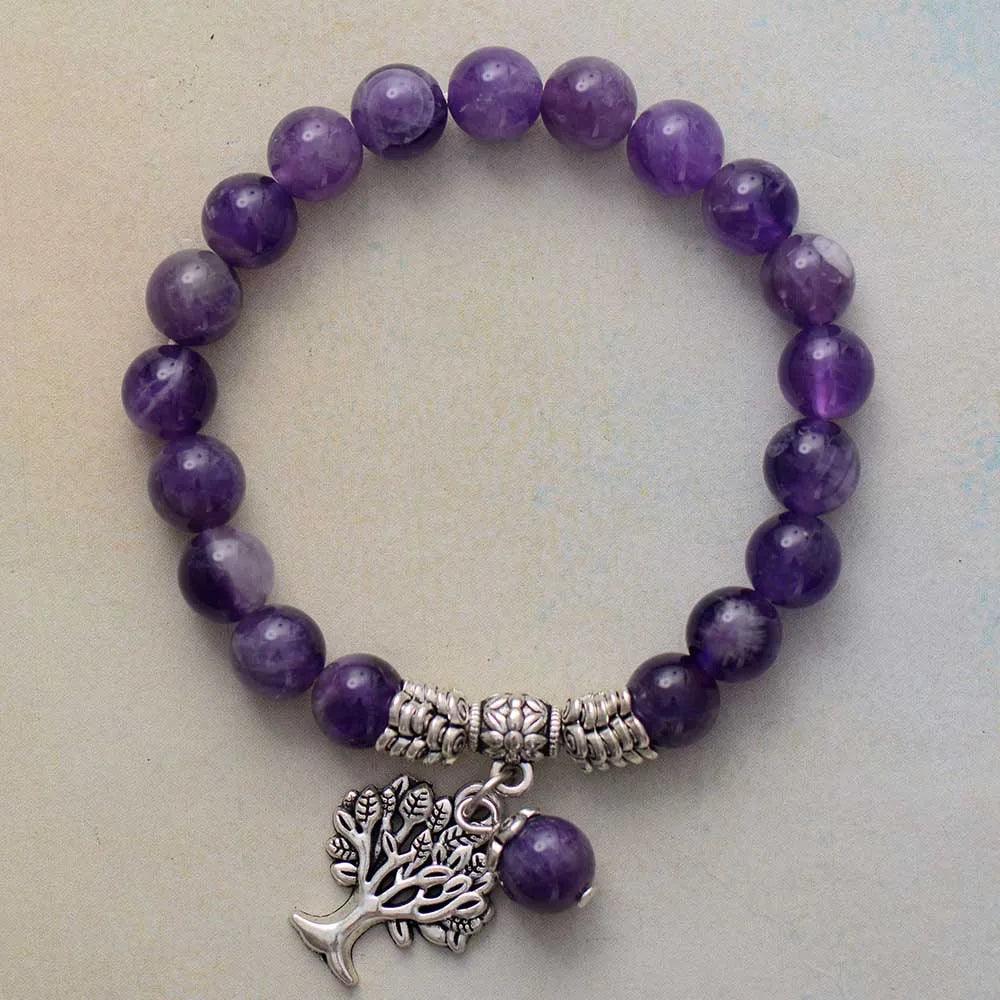 Onyx & Amethyst Armband "Hafen der Harmonie"