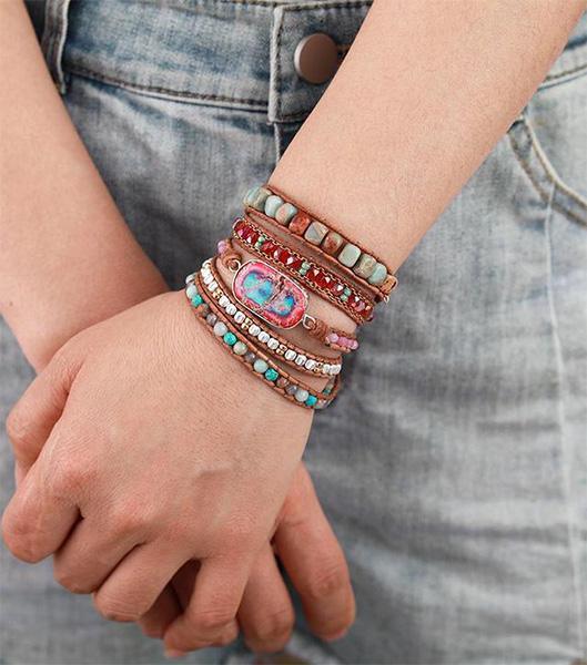 Wickelarmband "Positive Energie Karneval"