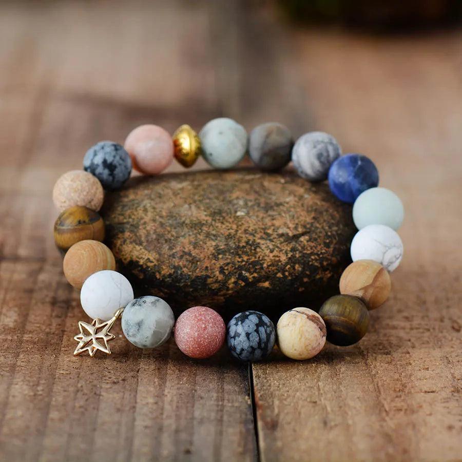 Armband "Kosmische Serenität" aus Jaspis