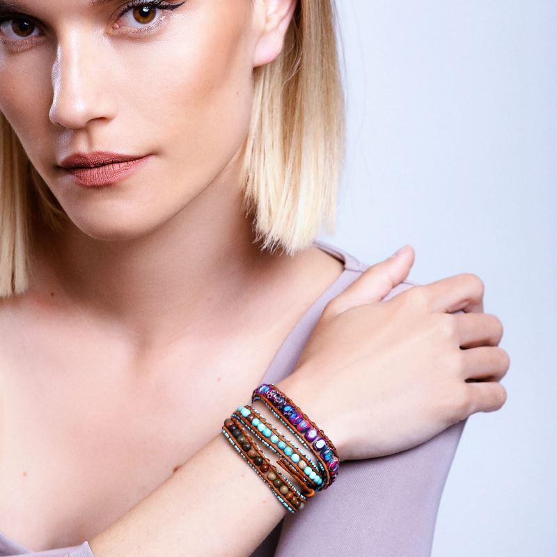 Wickelarmband "Bohemian Herz"