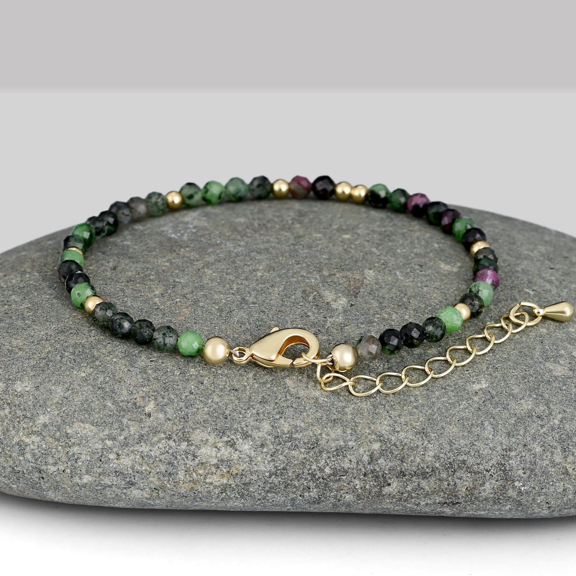 Rubin-Zoisit "Smaragd-Zauber" Armband