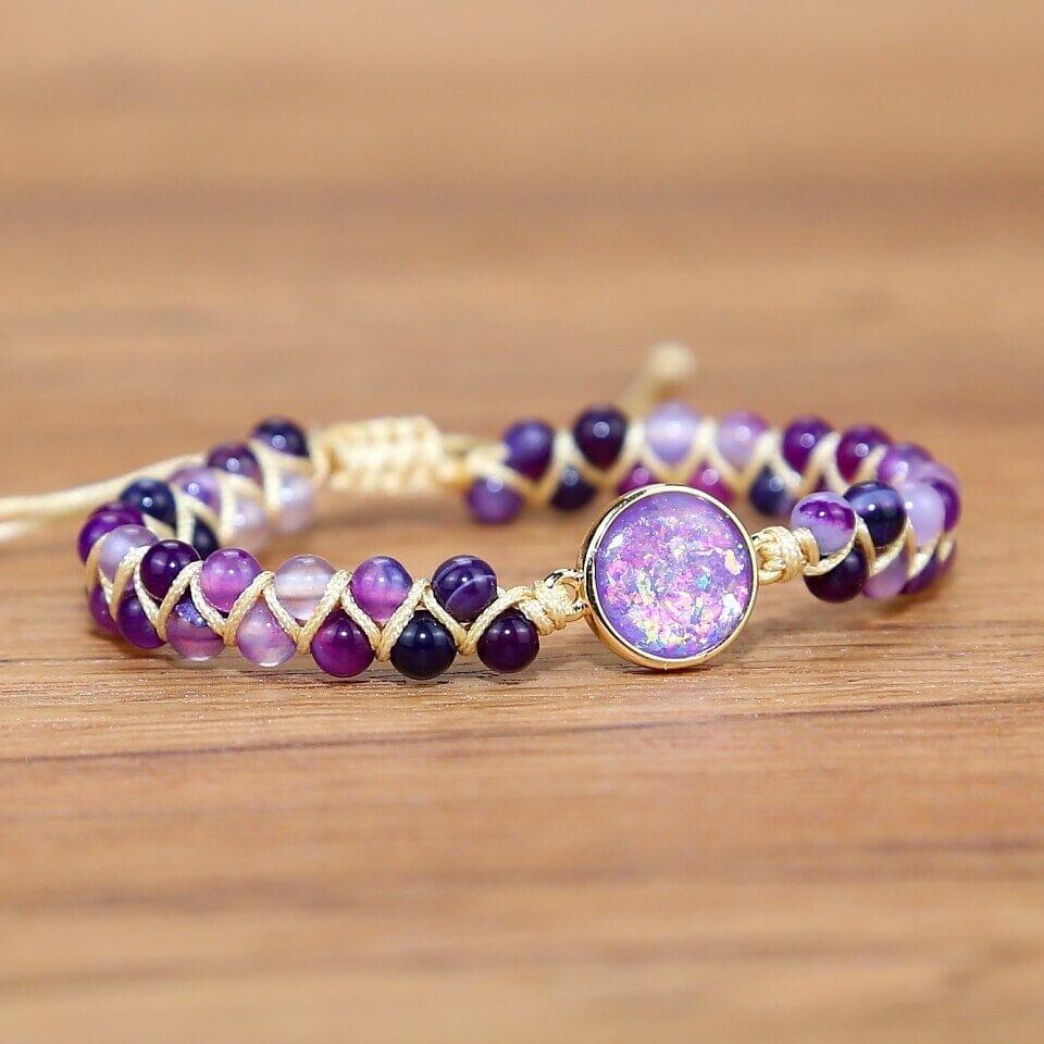 Amethyst Armband "Ätherisches Leuchten"