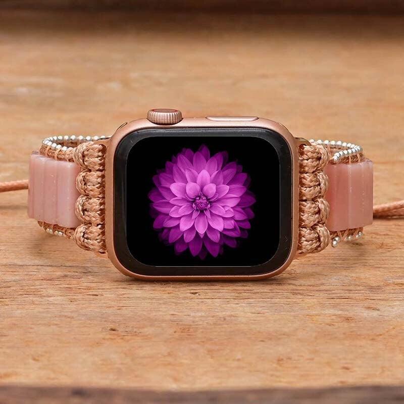 Apple Watch Uhrenarmband "Liebevolle Berührung Rosa Opal"