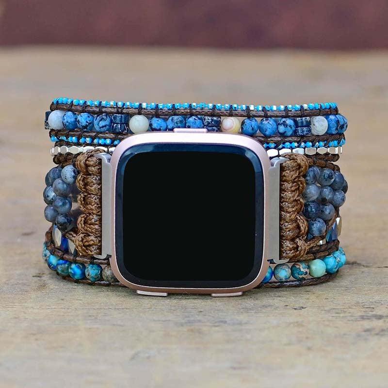 Fitbit-Uhrenarmband "Blaue Fusion" für Versa 2