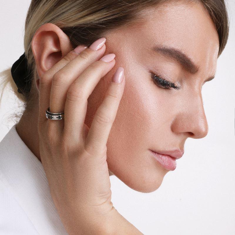 Silberring "Cross of Grace"