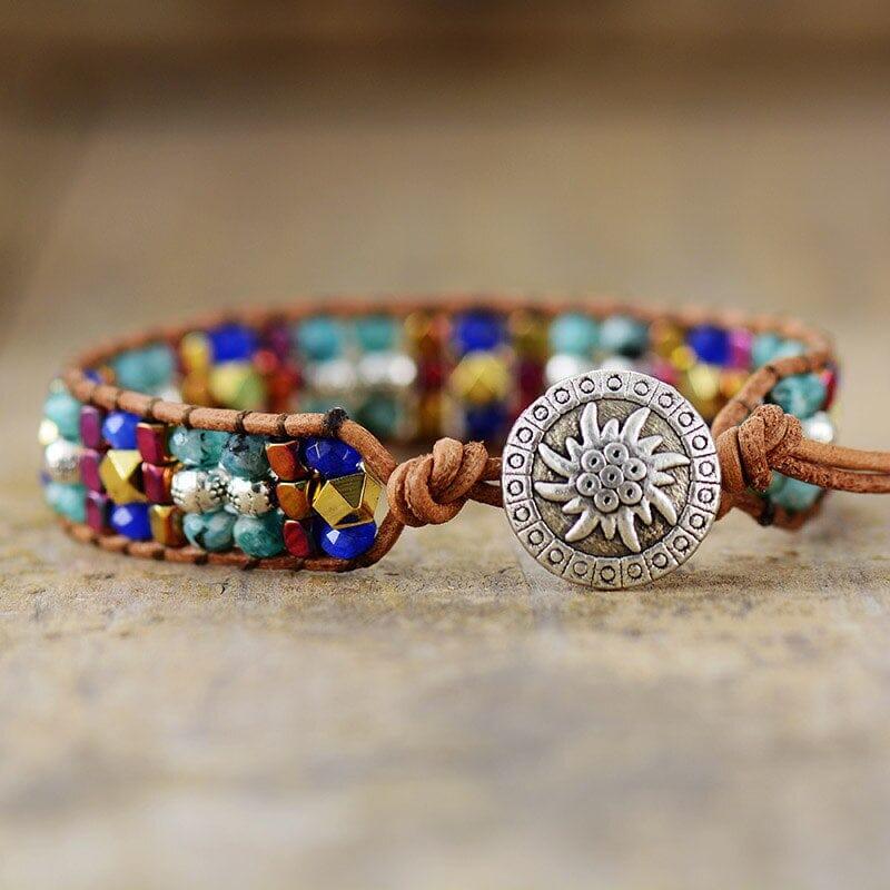 Grüne Jade Armband "Fröhlicher Geist"