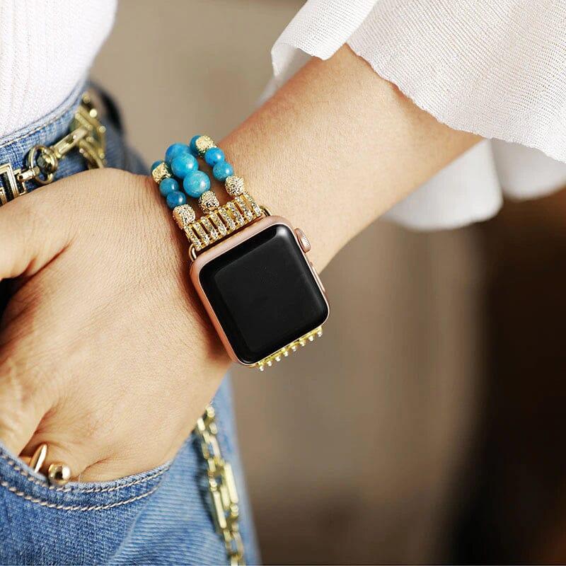 Apple-Uhrenarmband "Einfach Funkelnd" aus Edelstein
