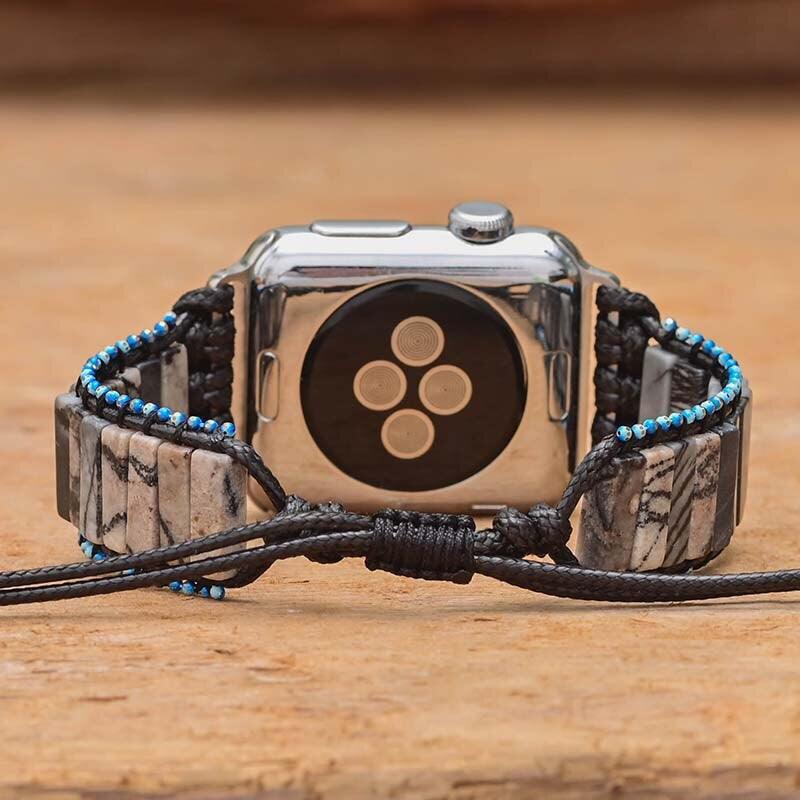 Uhrenarmband "Pure Eleganz" aus Zebra Jaspis
