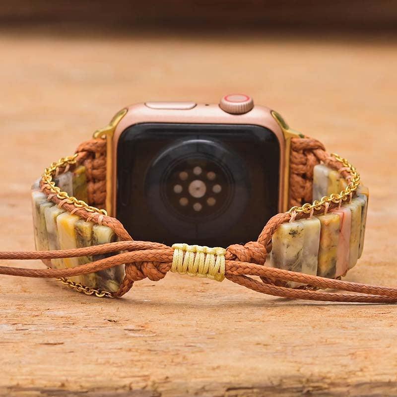 Uhrenarmband "Stärke Fördernd" aus Achat