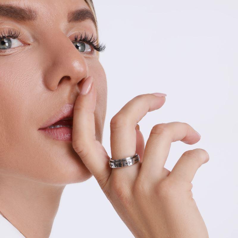 Silberring "Cross of Grace"