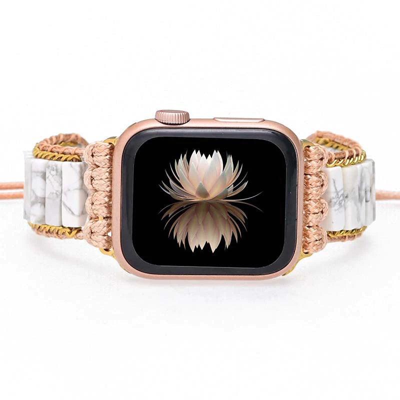 Apple Watch Uhrenarmband "Inspirierter Ausdruck" aus Howlith