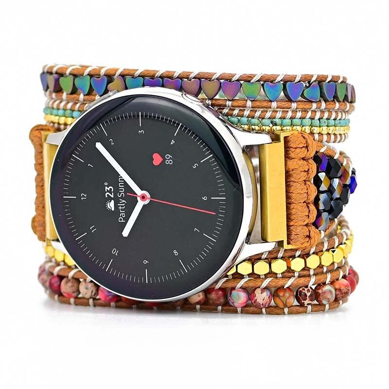 Hämatit und Jaspis Samsung Uhrenarmband für starke Energie