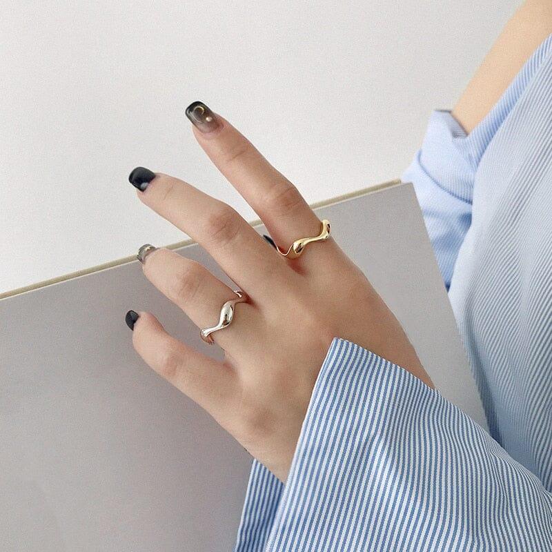 Thetis - gewellter Ring Klobig