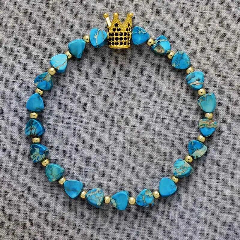 Armbandset aus Türkis und Amazonit "Die Nepal-Kollektion"