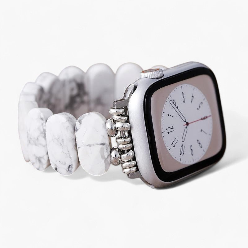 Ruhiger Stein Howlite Smartwatch-Armband