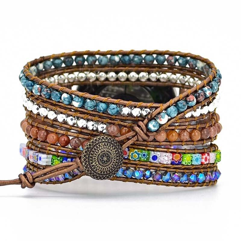 Samsung Uhrenarmband "Glänzende Einheit" aus Achat & Hämatit