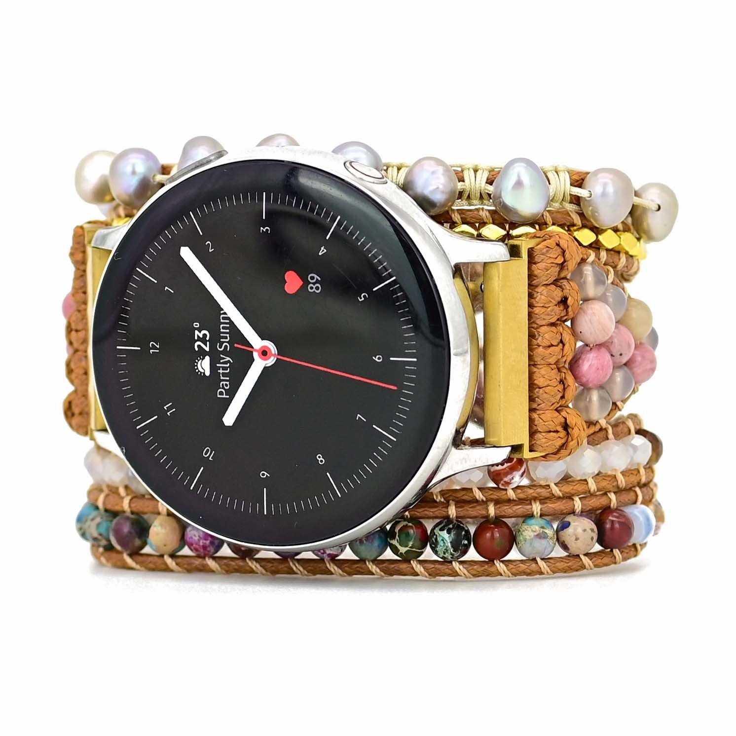 Armband "Subtil Schick" aus Jaspis und Perlen