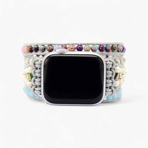 Apple Watch Band "Energie Reinigendes" aus Edelsteinen
