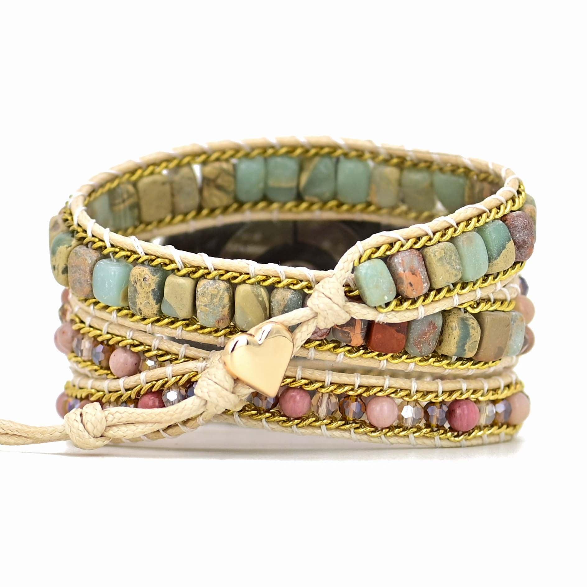 Uhrenarmband "Ihre Hoheit" aus Jaspis & Achat