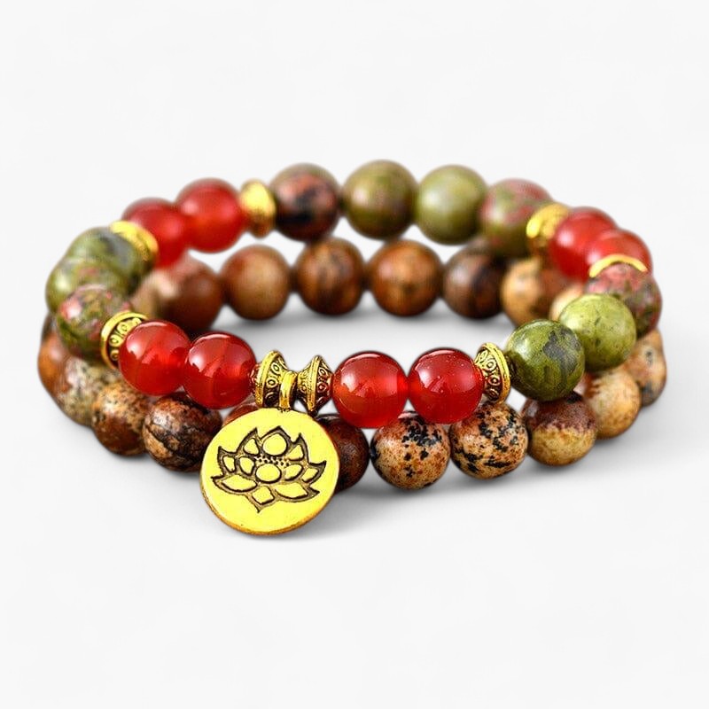 Armband "Jaspis Träume"