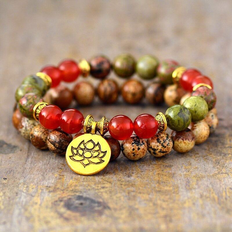 Armband "Jaspis Träume"