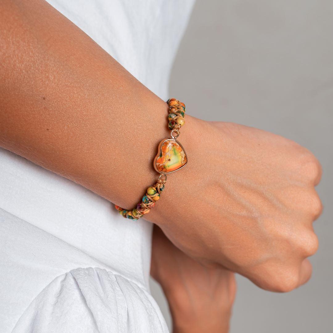 Armband "Jade Passions Herz"