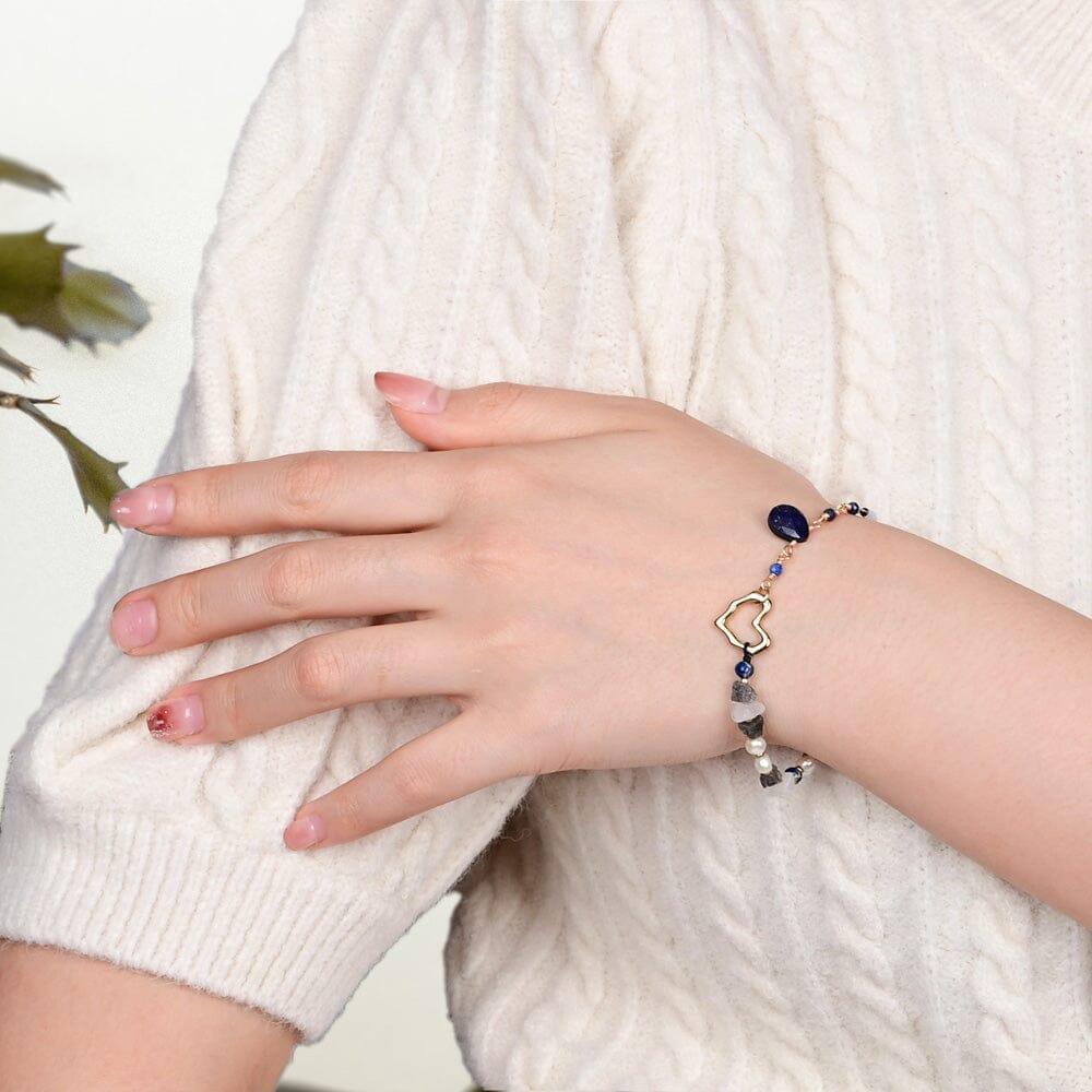 Armband "Ruhige Liebe" aus Edelsteinen