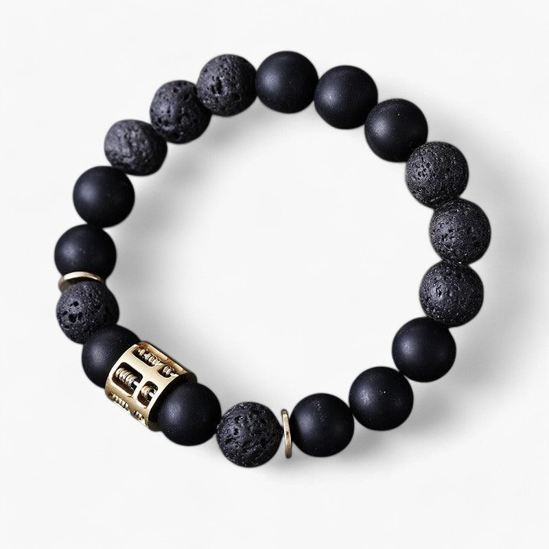 Charme des Kriegers Armband aus natürlichen Edelsteinen