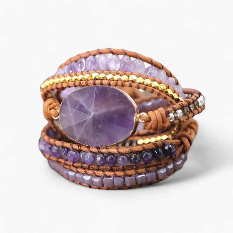 Wickelarmband "Imperiales Amethyst"