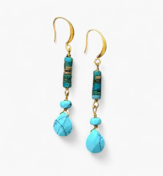 Ohrringe "Blauer Ozean"