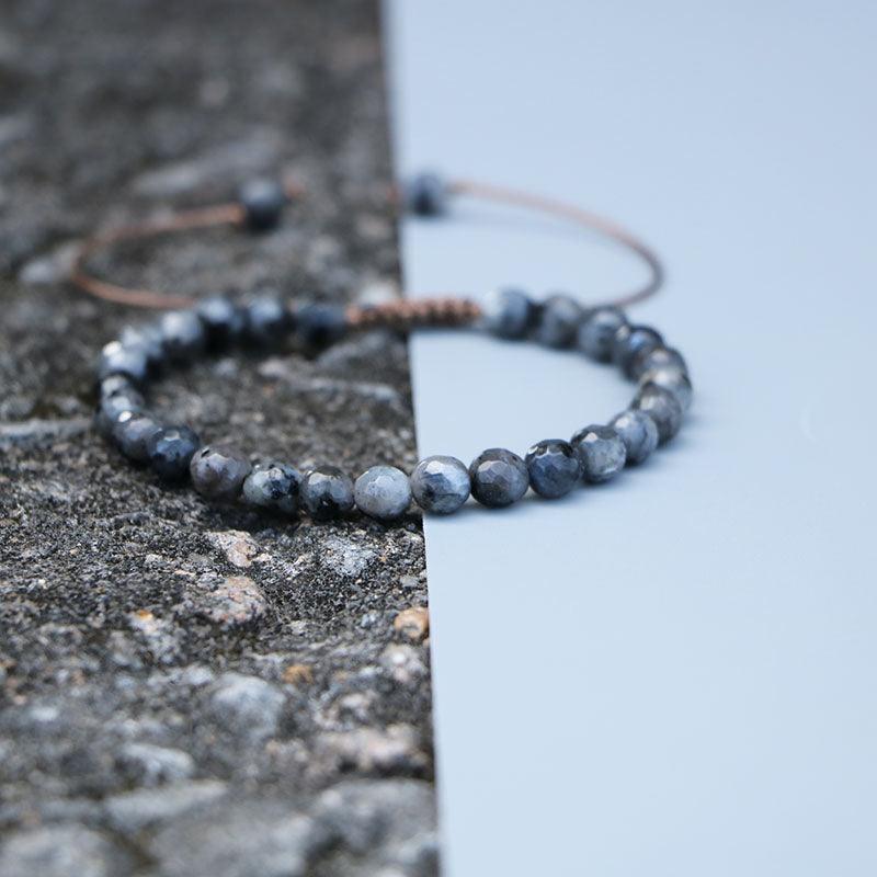 Mitternachtszauber Armband aus Labradorit