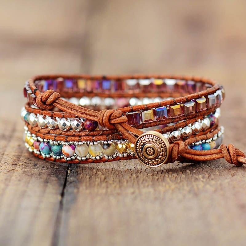 Jaspis-Armband "Lebhafte Königin"