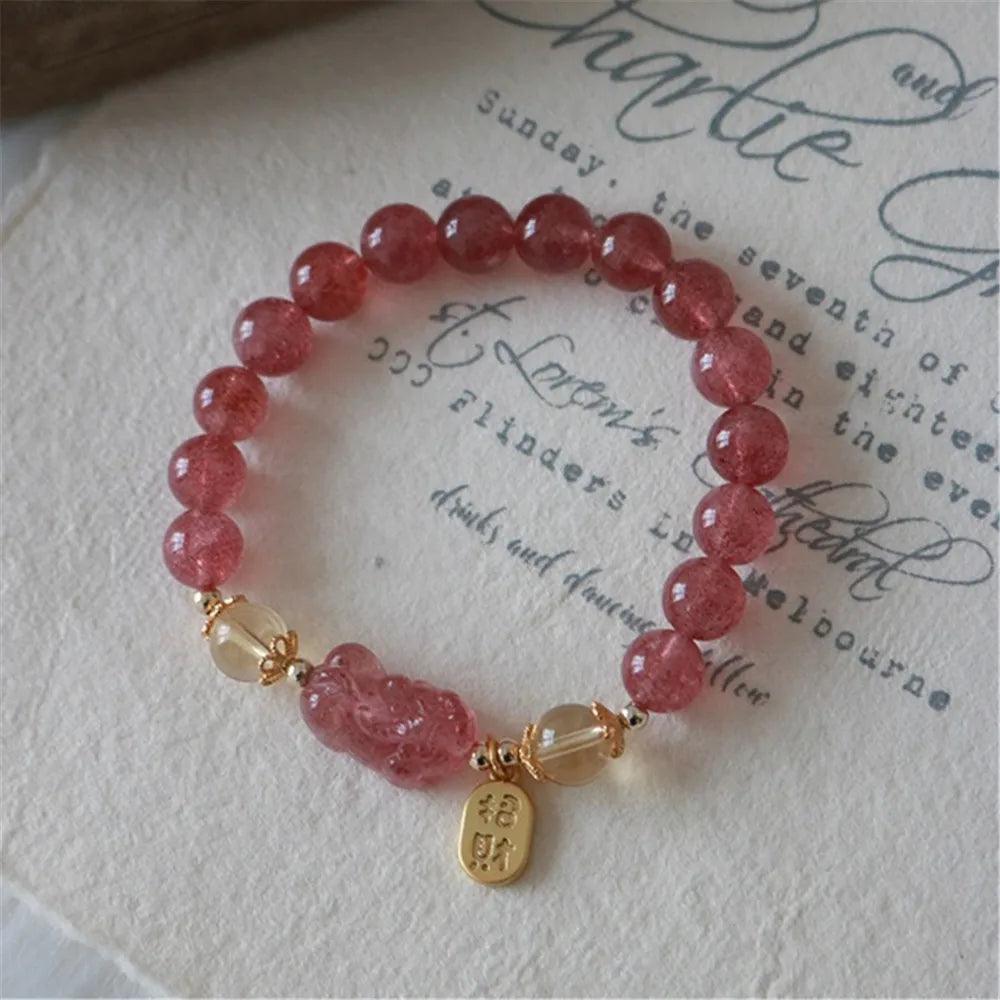 Armband aus Edelstein "Göttliche Blüte"