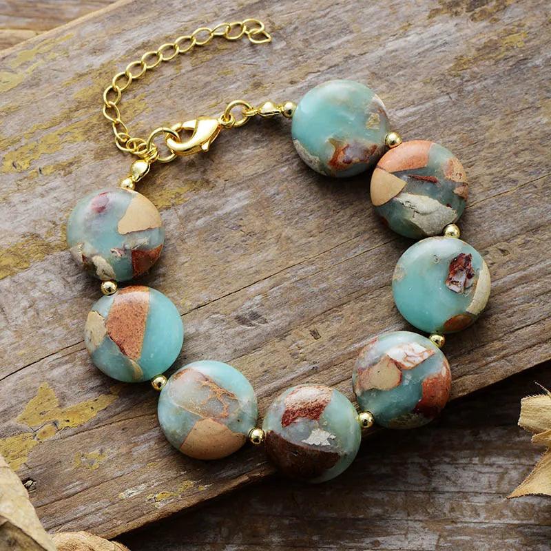 Jaspis Armband "Verzauberter Wald"