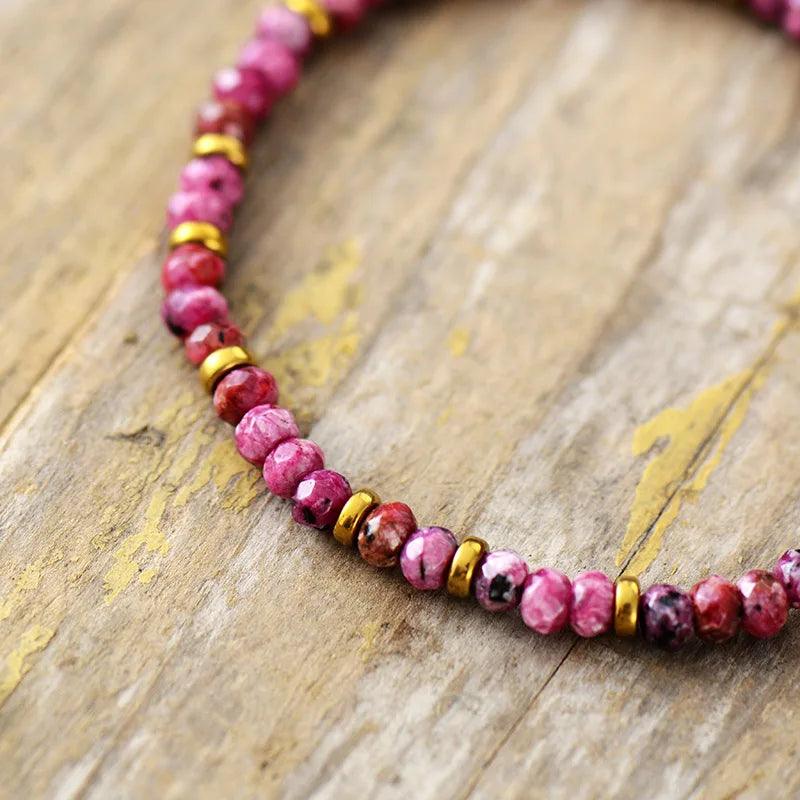 Jade Gelassenheit Armbänder "Blushing"