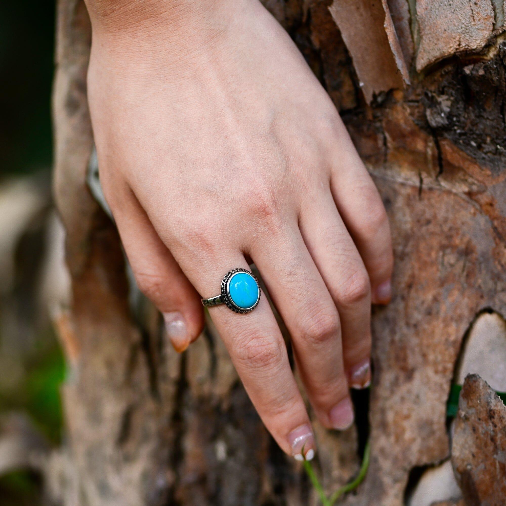 Lucina - Segensring aus Türkis