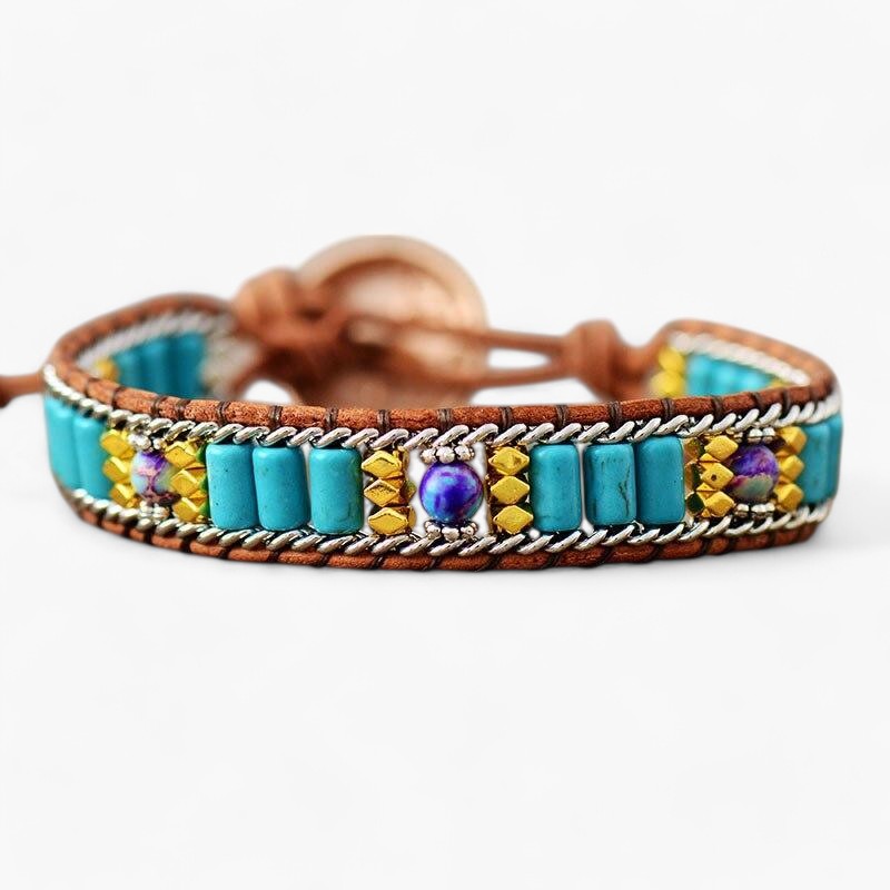 Armband "Türkis Sonnen"