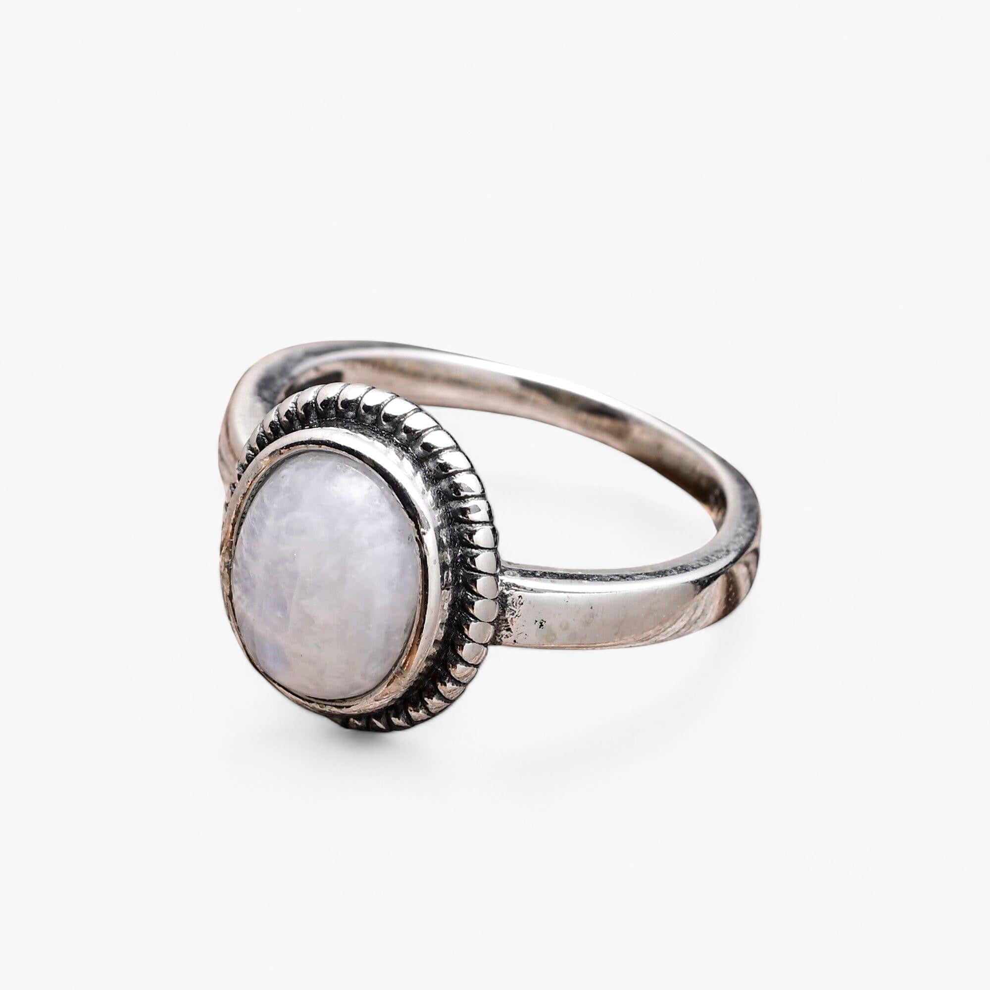 Eleganter Mondstein-Ring "Mutai"