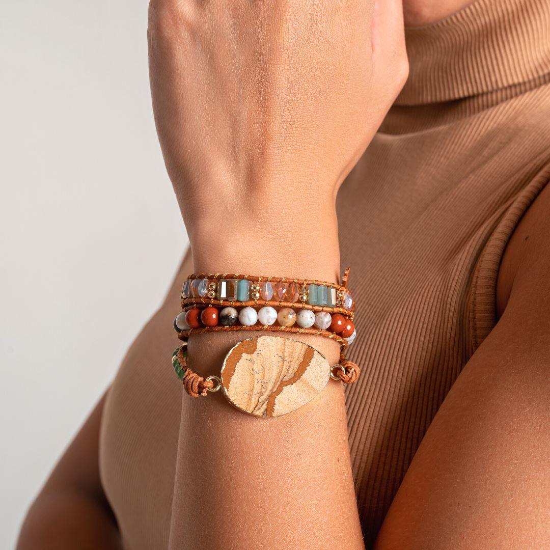 Erdungsarmband "Urzeitliche Erde"