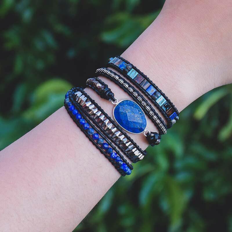 Heilendes Lapislazuli Schutzarmband