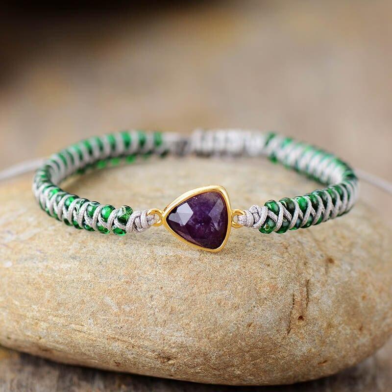 Mini-Edelstein-Armband "Amethyst"