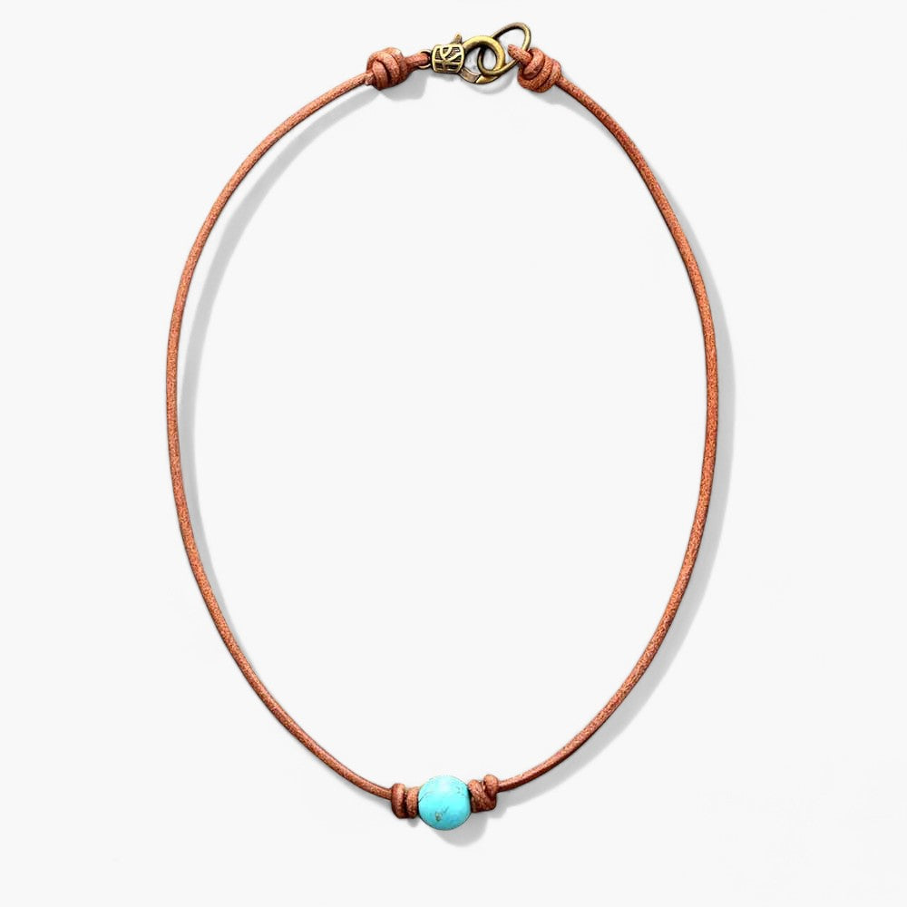 Choker der Ruhe in Türkis