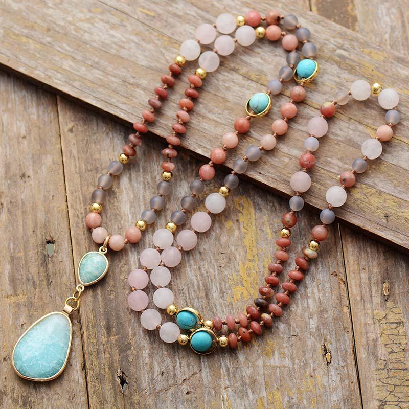 Amazonite Serenity Schmuck Set - Umarmung Frieden und Gleichgewicht