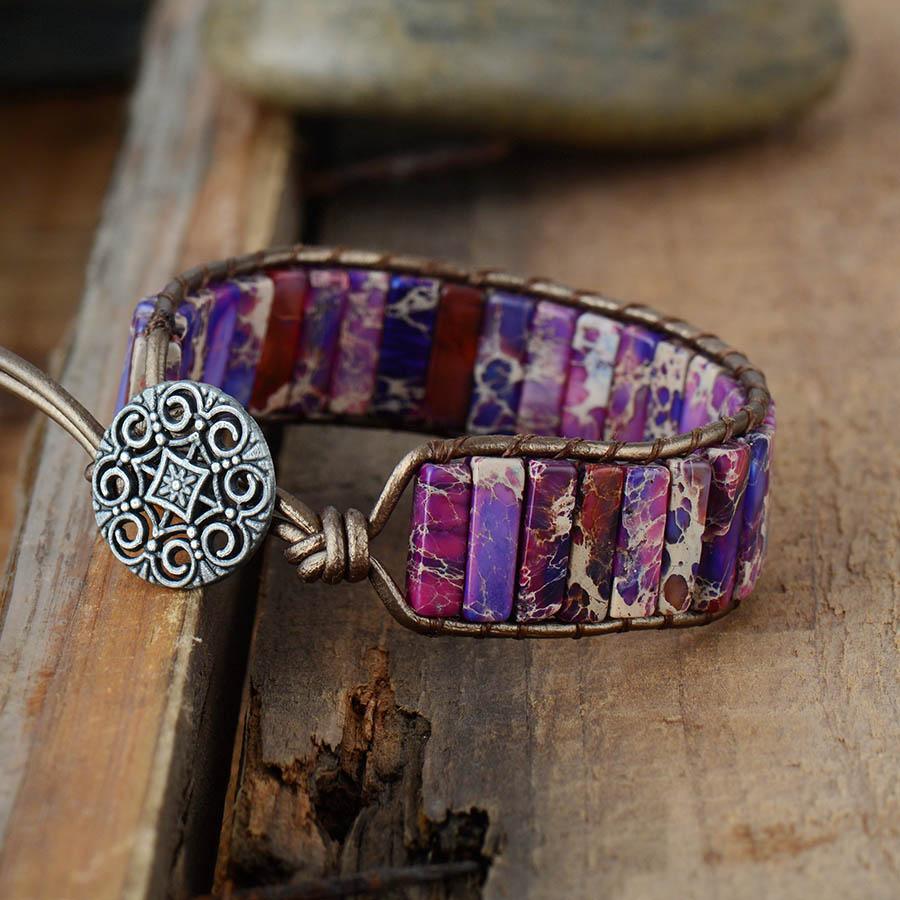 Röhrenarmband "Vibrierend Violett"